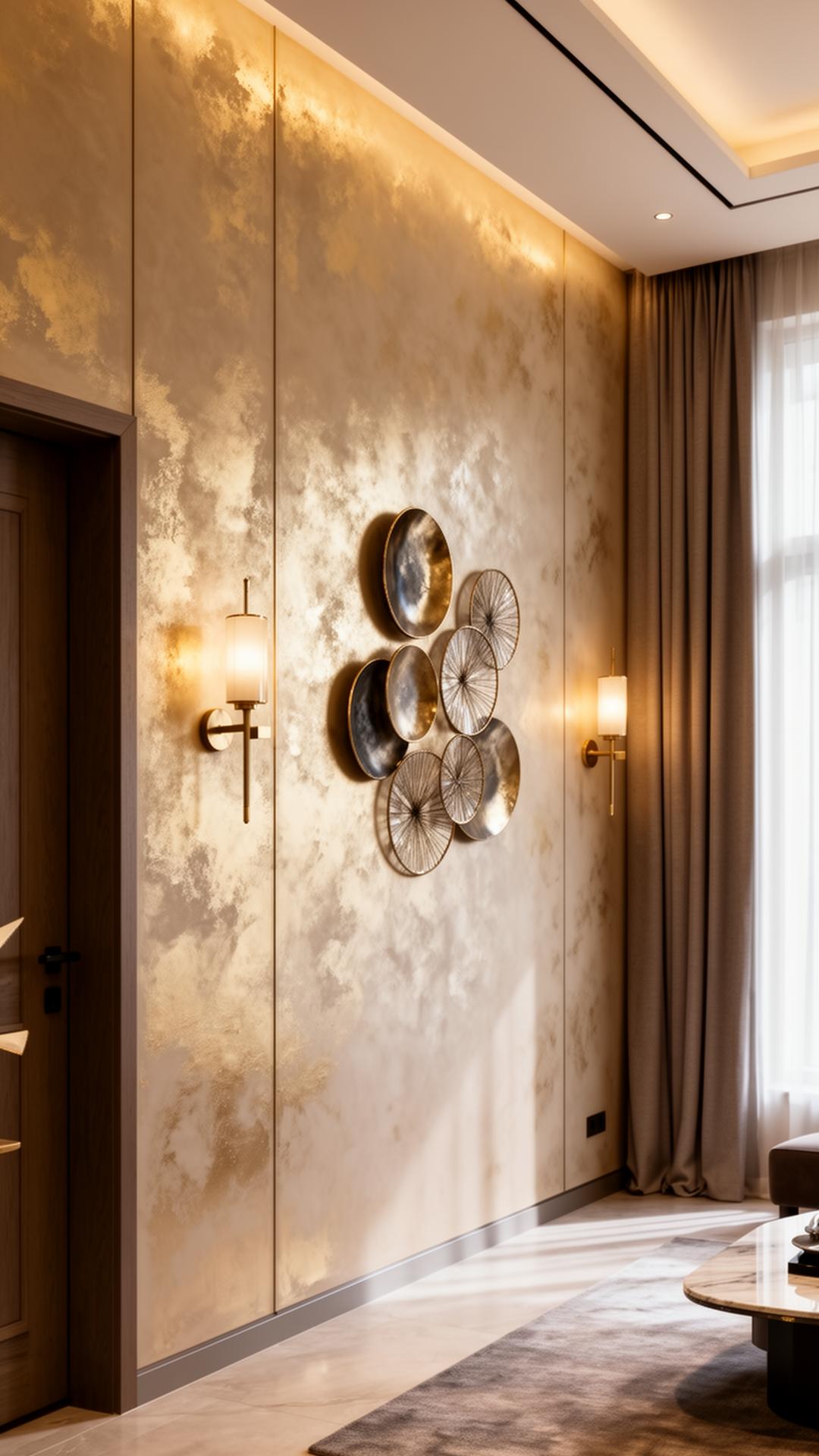 Gilded charcoal walls that pull a crowd.